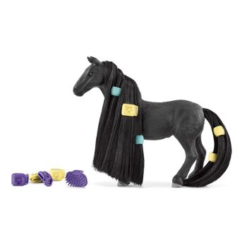 SCHLEICH Horse Club Beauty Horse Definitive Criollo Mare Toy Figure, 4 ans et plus, Noir/Gris (42581) 1