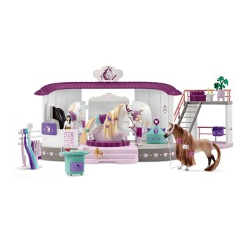 SCHLEICH Horse Club Sofia's Beauties Horse Beauty Salon Toy Playset, 4 ans et plus, Multicolore (42588) 1