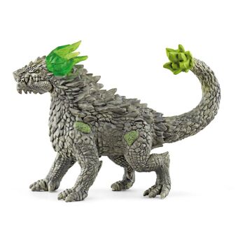 SCHLEICH Eldrador Creatures Figurine Dragon de Pierre, 7 à 12 Ans, Gris/Vert (70149) 2