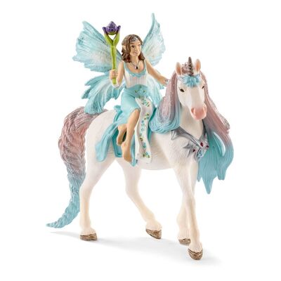 SCHLEICH Bayala Fairy Eyela mit Princess Unicorn Spielfigur (70569)