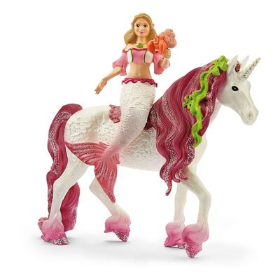 SCHLEICH Bayala Mermaid Feya su figure giocattolo di unicorno sottomarino, da 5 a 12 anni (70593)
