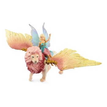 SCHLEICH Bayala Fairy in Flight on Winged Lion Set de figurines 5 à 12 ans Multicolore (70714) 2