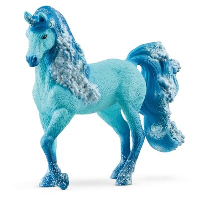 SCHLEICH Bayala Elementa Eau Licorne Jument Figurine, 5 à 12 Ans, Bleu (70757)