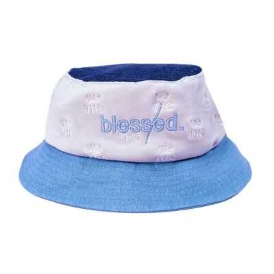 Cappello a secchiello in velluto di jeans Blessed Everywhere