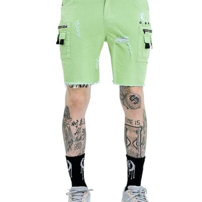 Pantaloncini cargo rialzati