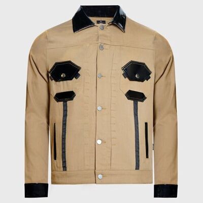 Giacca di jeans ottagonale