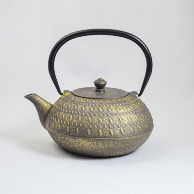 Cast Iron Teapot | iron jug | Tebie Stripe 1.0l grey