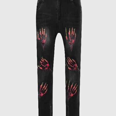 Jahknow War Memory Denim Jeans