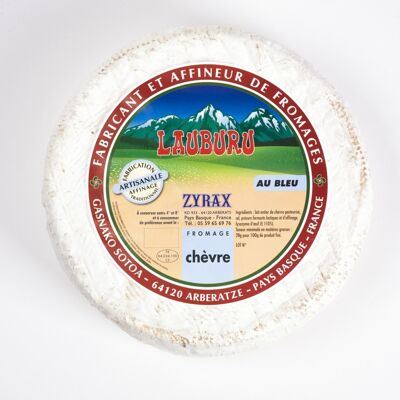 Tomme cheese with artisanal blue cheese from the Basque Country - LAUBURU-ZYRAX