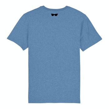 HIPSTER | T-shirt homme 100% coton biologique | BLEU 4
