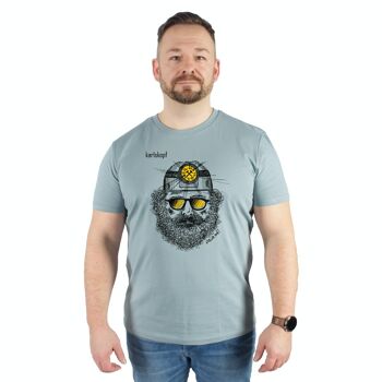MINEUR | T-shirt homme 100% coton biologique | TERRE BLEUE 1