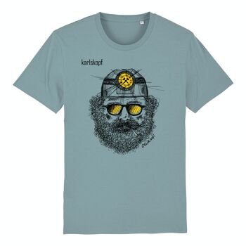 MINEUR | T-shirt homme 100% coton biologique | TERRE BLEUE 3
