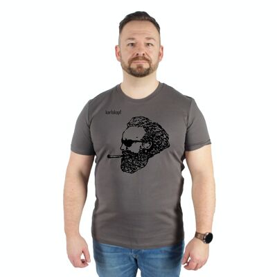 ROCKER | Herren T-Shirt aus 100% Bio-Baumwolle | ANTHRAZIT
