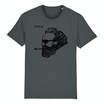 BASCULANTS | T-shirt homme 100% coton biologique | ANTHRACITE 3