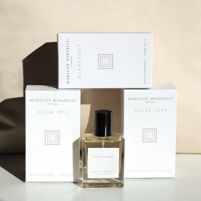 Pack Découverte — 5 x 3 Extraits de Parfums 30ml + 3 testeurs 30ml offerts