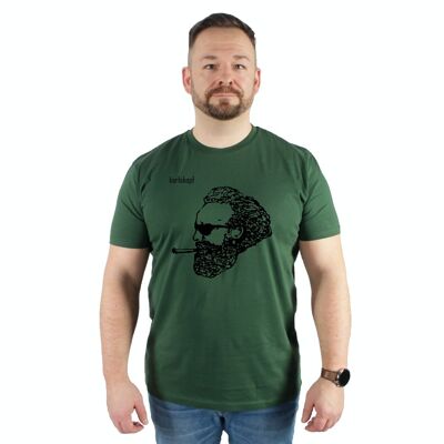 ROQUEROS | Camiseta de hombre confeccionada en algodón 100% orgánico | VERDE SUAVE