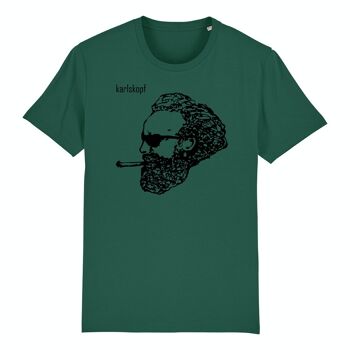 BASCULANTS | T-shirt homme 100% coton biologique | VERT DOUX 3