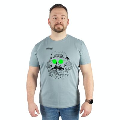 SKATER | Herren T-Shirt aus 100% Bio-Baumwolle | ERDBLAU