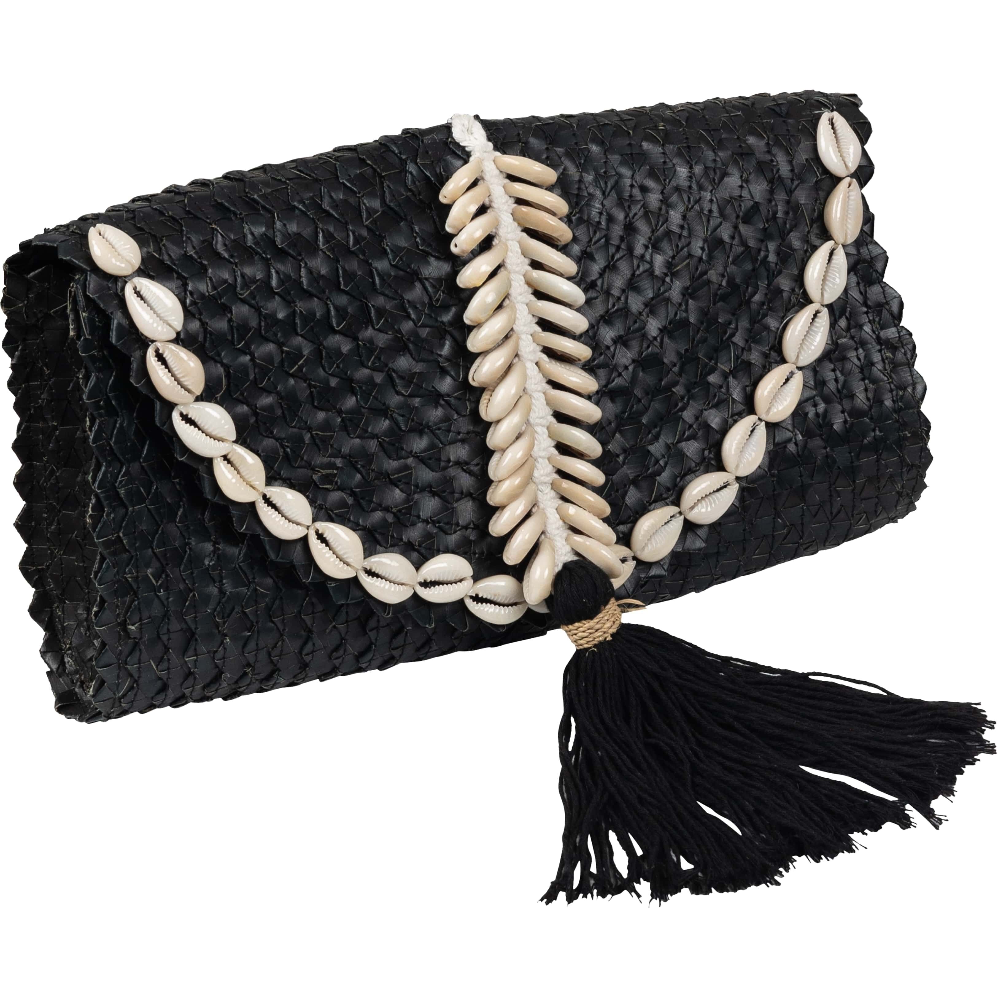 Pochette Salina Shell Carbone