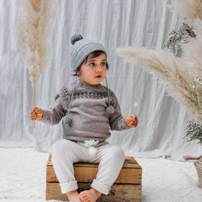 Cashmere Baby Hat - Charlotte Gray