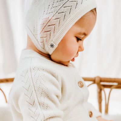 Cashmere Baby Hat - Pénélope Blanc