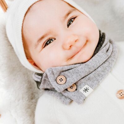 Sciarpa Baby Cashmere - Foderata Diana Grey