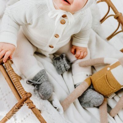 Cashmere Baby Booties - Andréa Gray