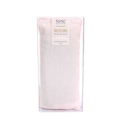 Tonic Luxe Linen Eye Pillow Restore Blush