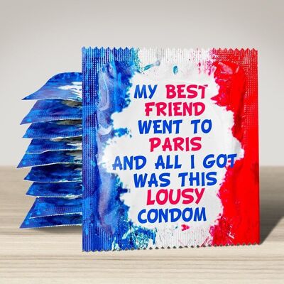 Condón: mi mejor amigo se fue a París