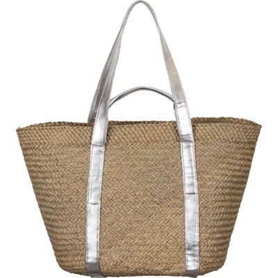 Bolso tote Rio plateado