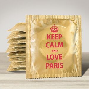 Préservatif: Keep Calm and love Paris