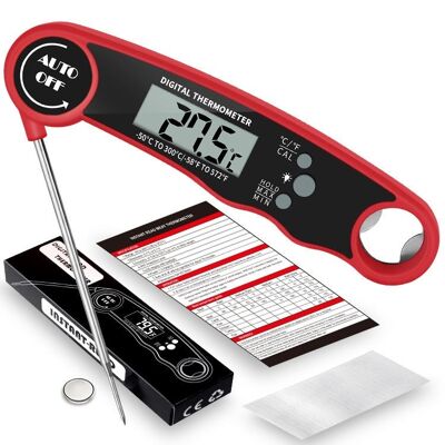 Folding Kitchen Food Thermometer Electronic Food Grill Thermometer