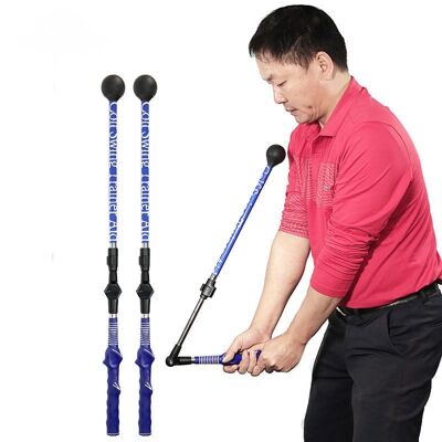 Palo de ayuda para entrenamiento de Swing de Golf, Corrector de postura, ayuda para entrenador de Swing, mejora la bisagra, rotación del antebrazo, luz de giro del hombro