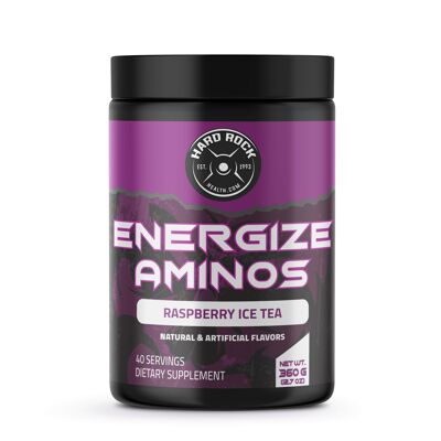 Hard Rock Health Energized Aminos Frambuesa Iced