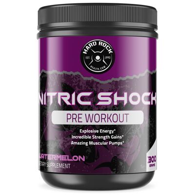 Hard Rock Health® Nitric Shock Pre-Workout Pastèque