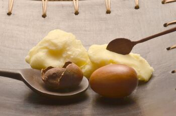 100 % pur beurre de karité bio non raffiné LiveMoor, qualité cosmétique, différents poids. 2