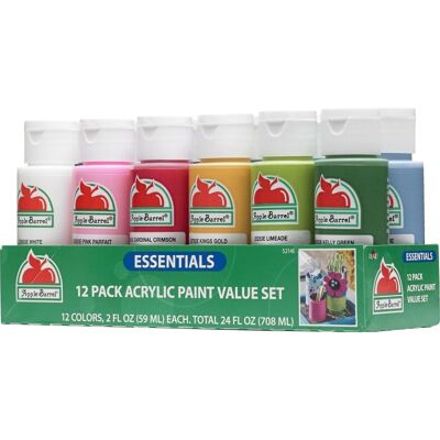 Apple Barrel - Colori acrilici (opachi) - 59 ml - Set di 12/16