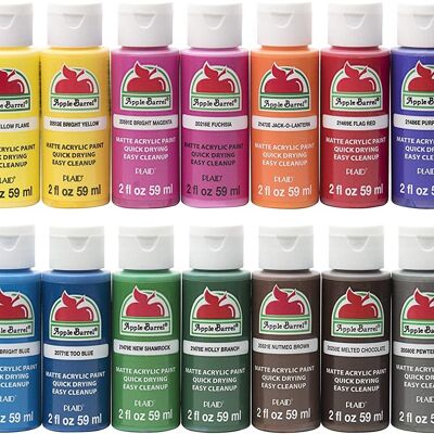 Apple Barrel - Acrylic Paints (Matte) - 59ml - Various Colours