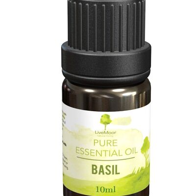 Olio essenziale di basilico, 10 ml