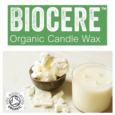 BioCERE - Cera per candele organica certificata - Forma di blocco - Varie dimensioni