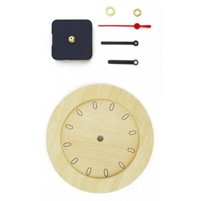 Kit per la creazione di orologi - Piccolo in legno (15 cm)