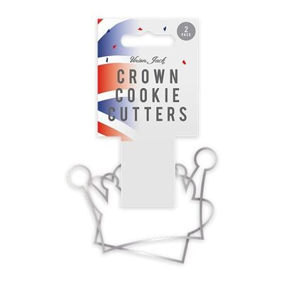 Crown Cookie Cutters - 2pk