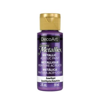 Peintures artisanales acryliques métalliques éblouissantes DecoArt. 2 onces / 59 ml 2