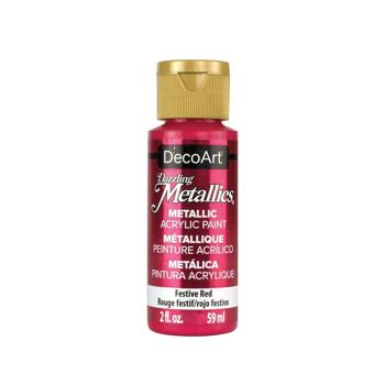 Peintures artisanales acryliques métalliques éblouissantes DecoArt. 2 onces / 59 ml 13