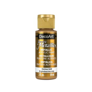 Peintures artisanales acryliques métalliques éblouissantes DecoArt. 2 onces / 59 ml 14