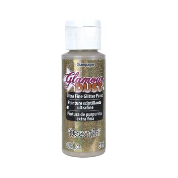 DecoArt Glamour Dust Peinture artisanale à paillettes ultra fines 2 oz (59 ml) - Différentes couleurs 4