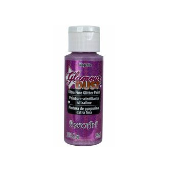 DecoArt Glamour Dust Peinture artisanale à paillettes ultra fines 2 oz (59 ml) - Différentes couleurs 12