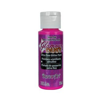 DecoArt Glamour Dust Peinture artisanale à paillettes ultra fines 2 oz (59 ml) - Différentes couleurs 16