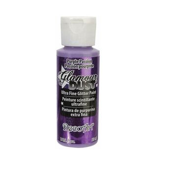 DecoArt Glamour Dust Peinture artisanale à paillettes ultra fines 2 oz (59 ml) - Différentes couleurs 18