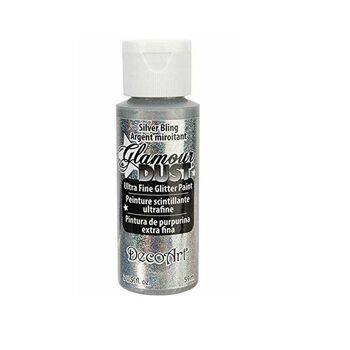 DecoArt Glamour Dust Peinture artisanale à paillettes ultra fines 2 oz (59 ml) - Différentes couleurs 21